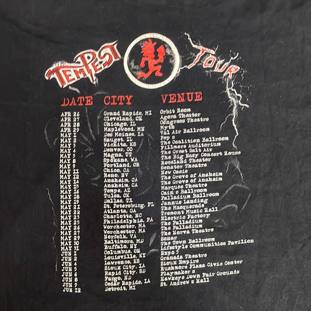 Vintage 2007 Insane Clown Posse The Tempest Tour TWIZTID Tour Shirt 3XL