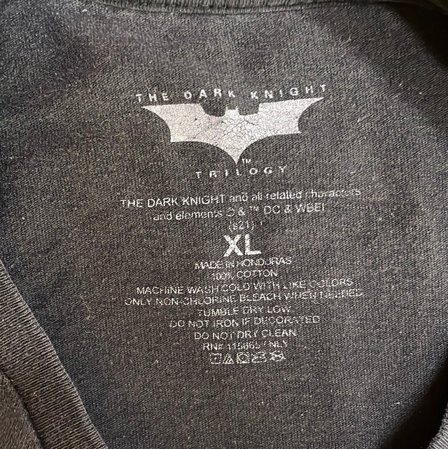 2008 Batman The Dark Knight Heath Ledger The Joker T Shirt XL