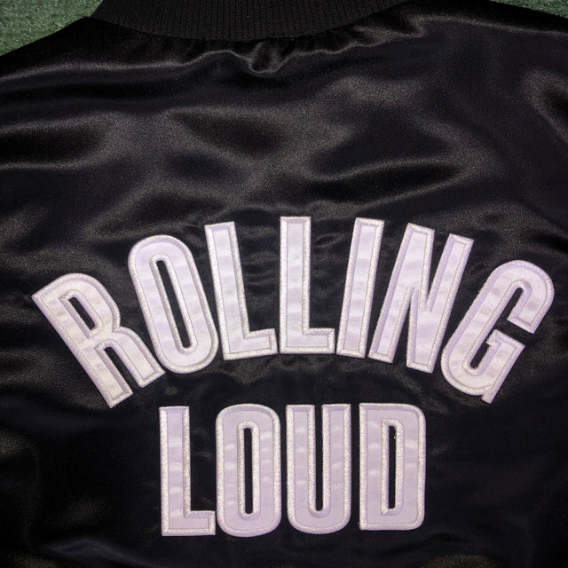 Rolling Loud Festival Black Bomber Jacket