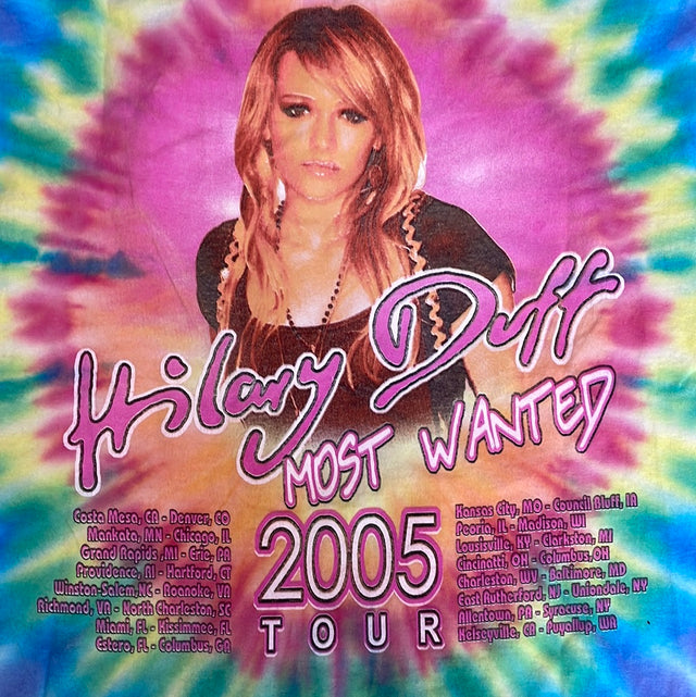2005 Hillary Duff Most Wanted Tour Shirt M
