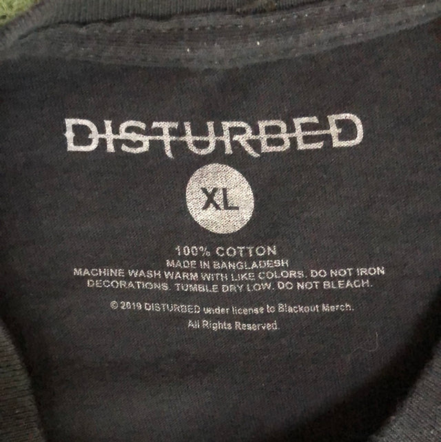 Disturbed 2019 Tour Shirt XL