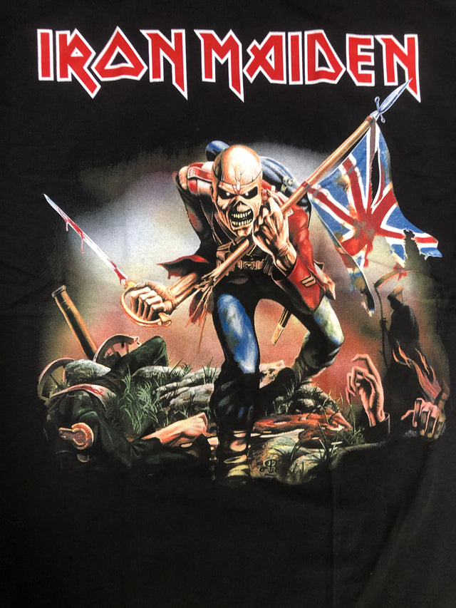 Iron Maiden England Soldier Vintage Bootleg Band T Shirt