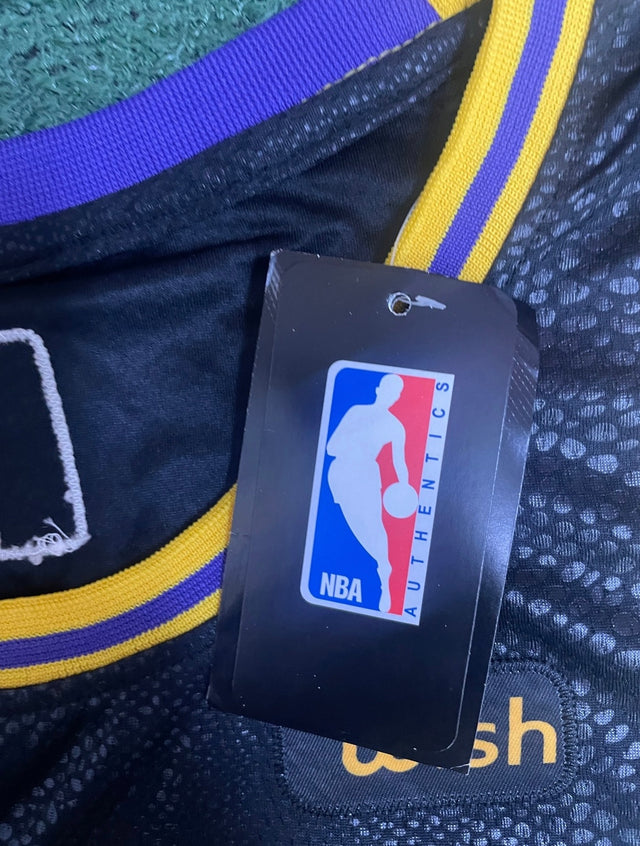 2018 NWT Kobe Bryant #24 Lakers Black Mamba Jersey Size 52