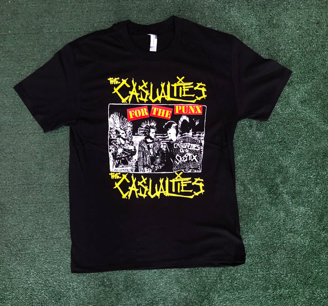 The Casualties For The Punx Tee Large