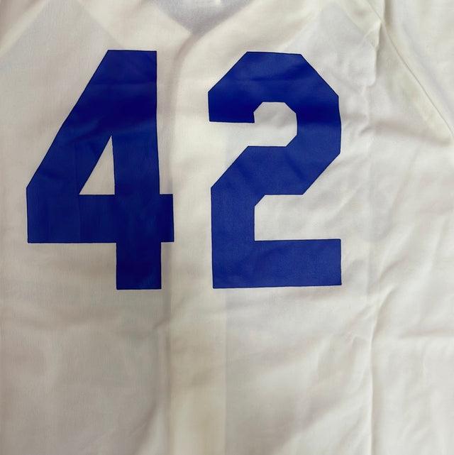 Los Angeles Dodgers #42 Jackie Robinson Promo Jersey XL – Milk