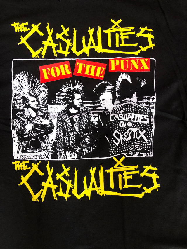 The Casualties For The Punx Tee Large