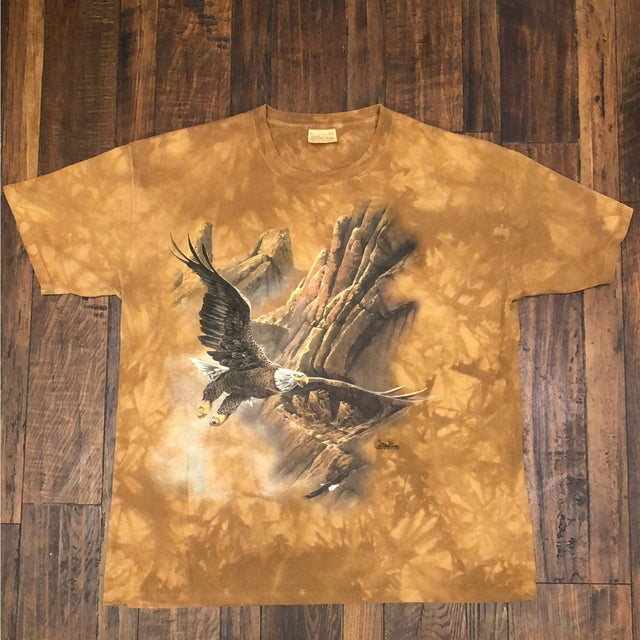 Vintage 1998 The Mountain Soaring Eagle Shirt 2XL