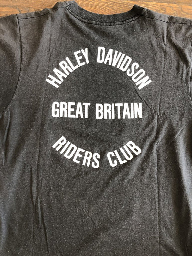 Vintage 1983 Harley-Davidson Great Britan Screen Stars Shirt