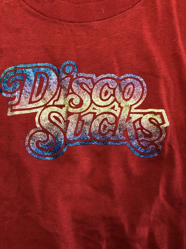 1970s Single Stitch Disco Sucks Tee