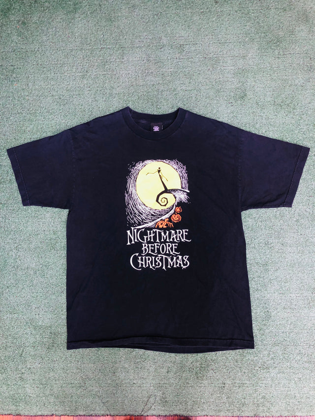 Vintage Nightmare Before Christmas Shirt Giant Tag