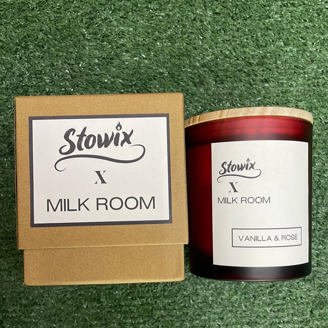 Stowix X Milk Room Vanilla Rose Candle