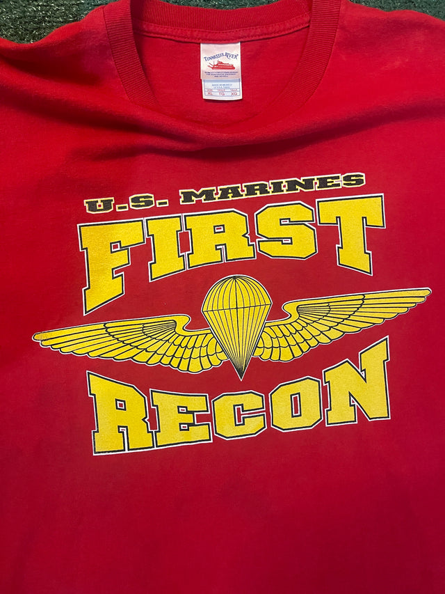Y2K Marines First Recon Tennessee River Shirt