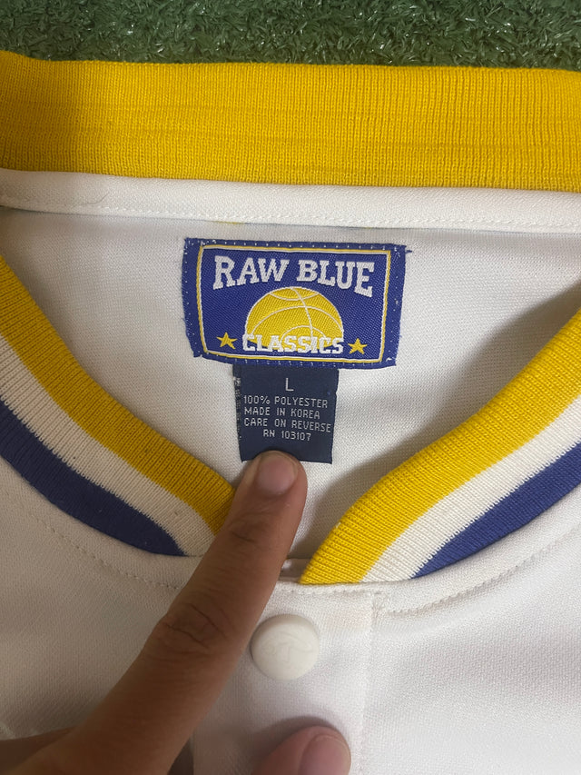 Vintage Los Angeles Raw Blue Baseball Jersey L