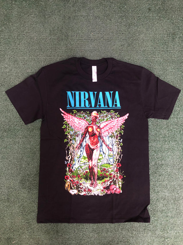 Nirvana In Utero Forest Streetwear Bootleg Style T-shirt