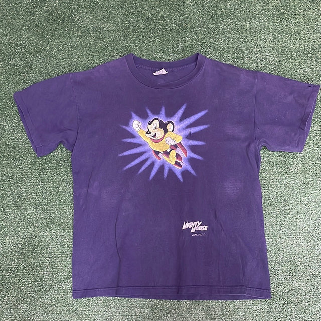 Vintage 1997 Stanley Desantis Mighty Mouse Shirt L
