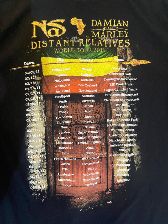NAS Damian Marley Tour Shirt